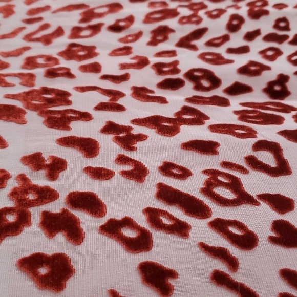 Rag and Bone Gia Leopard Print Velvet top size XS - Picture 4 of 12